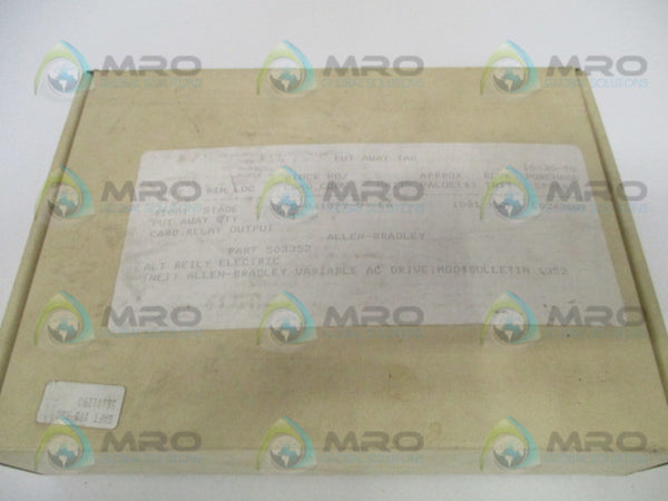 ALLEN BRADLEY 3500-RDO SER. A RELAY OUTPUT BOARD NSMP
