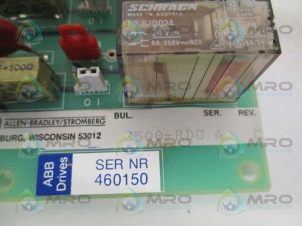 ALLEN BRADLEY 3500-RDO SER. A RELAY OUTPUT BOARD NSMP