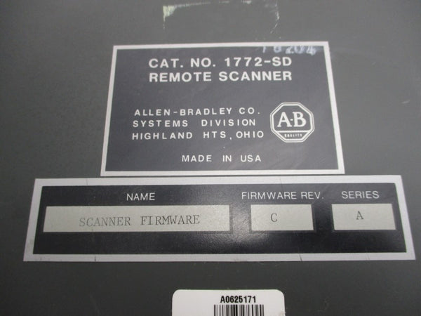 ALLEN BRADLEY 1772-SD SER.A F/W C UNMP