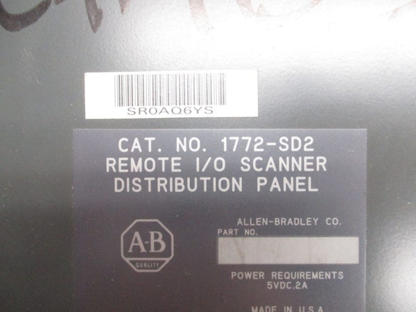 ALLEN BRADLEY 1772-SD2 SER. A F/W D 5VDC 2A NSNP
