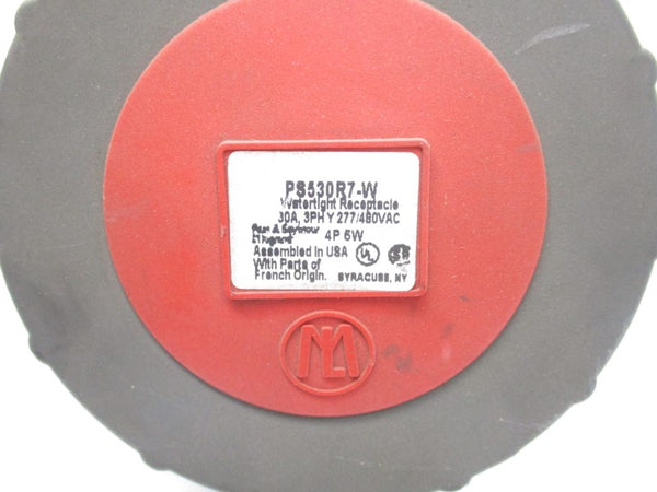 PASS & SEYMOUR PS530R7-W 480VAC 30A UNMP