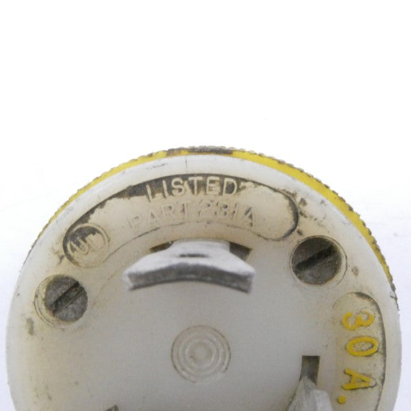 HUBBELL 231A 125V 30A (YELLOW) UNMP
