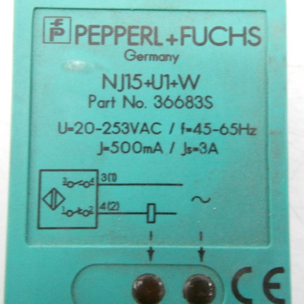 PEPPERL+FUCHS 36683S NJ15+U1+W 20-253VAC NSNP