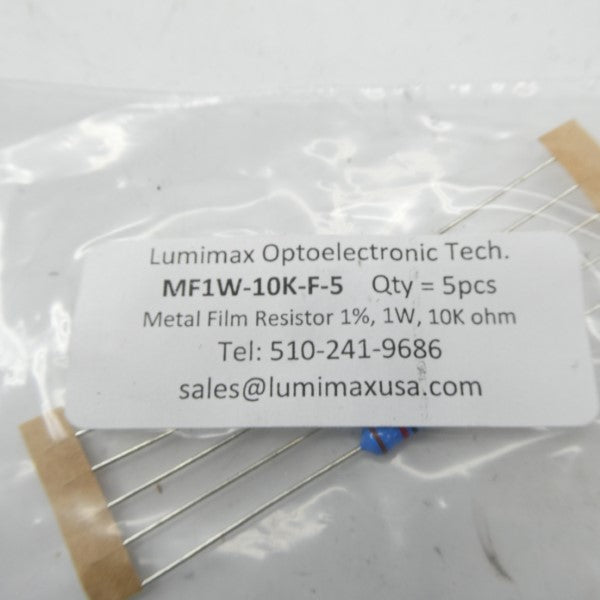 LUMIMAX OPTOELECTRONIC MF1W-10K-F-5 (PKG OF 5) NSMP
