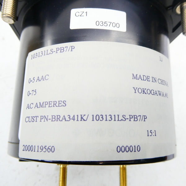 YOKOGAWA 103131LS-PB7/P 0-75ACA NSMP