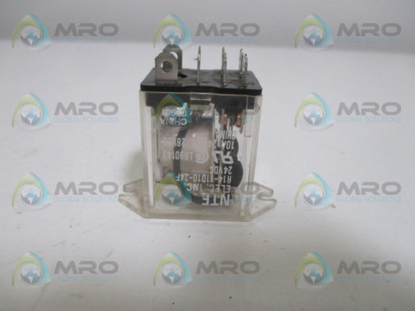NTE ELECTRIC R14-11D10-24F RELAY 24VDC UNMP