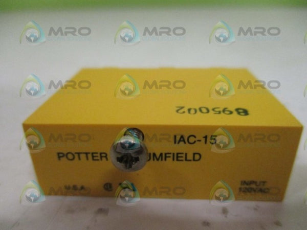 POTTER & BRUMFIELD IAC-15 RELAY 120VAC NSMP