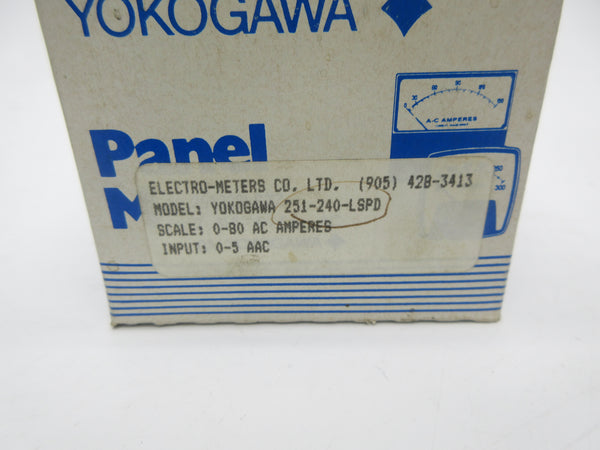 YOKOGAWA 251-240-LSPD 0-80ACA NSMP