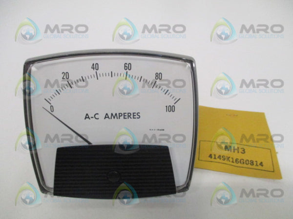 YOKOGAWA 250-400-HGPK PANEL METER 0-100AAC NSMP