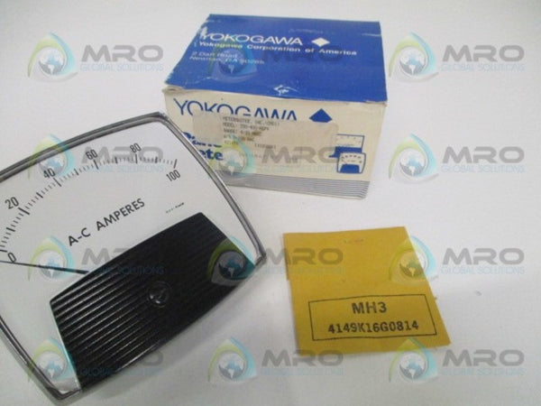 YOKOGAWA 250-400-HGPK PANEL METER 0-100AAC NSMP