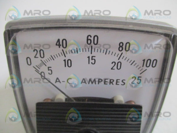 YOKOGAWA 250239LSZZ AC AMMETER 0-5A UNMP