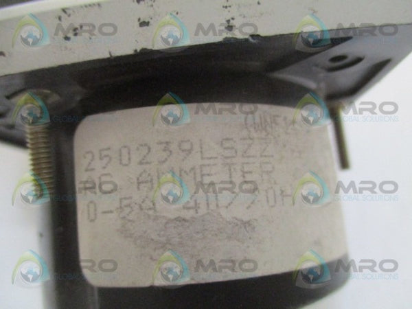 YOKOGAWA 250239LSZZ AC AMMETER 0-5A UNMP