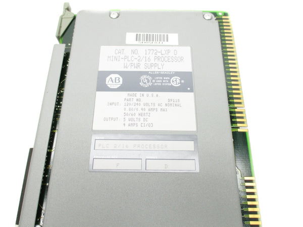 ALLEN BRADLEY 1772LXP SER. D NSMP