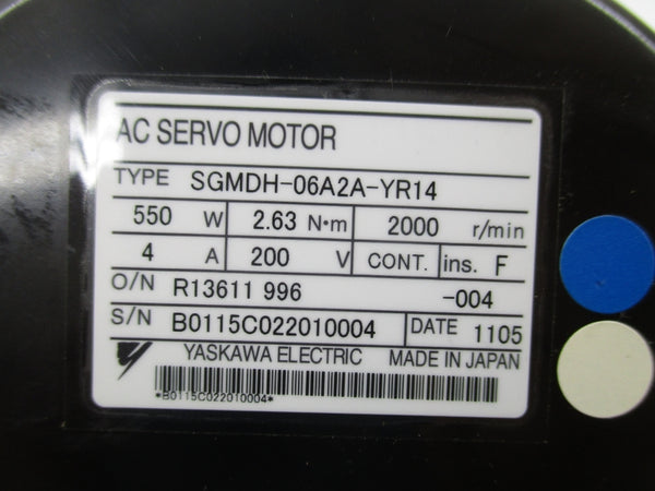 YASKAWA SGMDH-06A2A-YR14 200V 4A NSNP