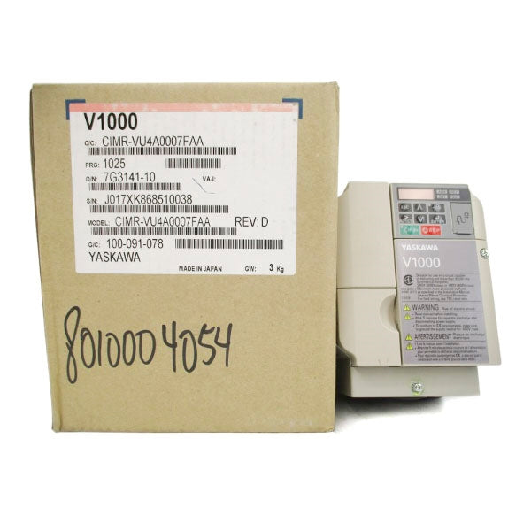 YASKAWA CIMR-VU4A0007FAA 380-480V 8.1/6.0A NSMP