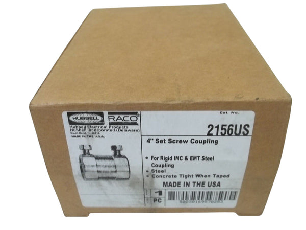 HUBBELL 2156US 4" SET SCREW COUPLING NSMP