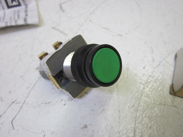 KILLARK HUBBELL G021-GZ1B GREEN PUSHBUTTON NSMP1