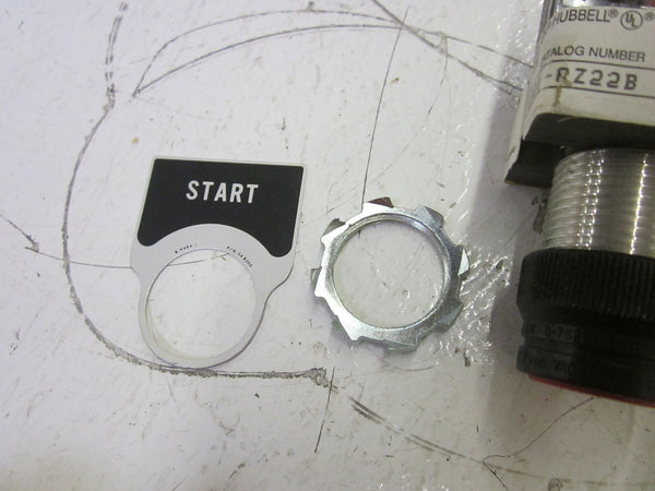 KILLARK/HUBBELL G021-RZ22B RED PUSHBUTTON NSMP