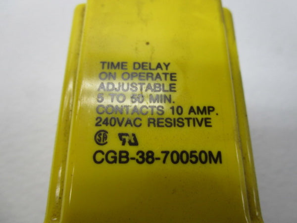 POTTER & BRUMFIELD CGB-38-70050M TIME DELAY RELAY 240VAC (AS PICTURED) UNMP