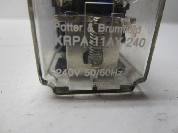 POTTER & BRUMFIELD KRPA11AY-240 RELAY 240V 50/60HZ UNMP