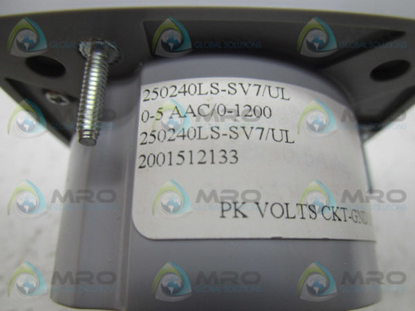 YOKOGAWA 250240LS-SV7/UL PANEL METER NSMP