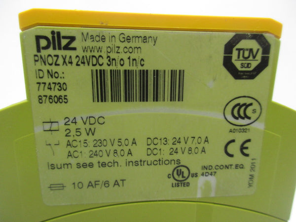 PILZ PNOZX4-24VDC-3N/O-1N/C SAFETY RELAY NSNP