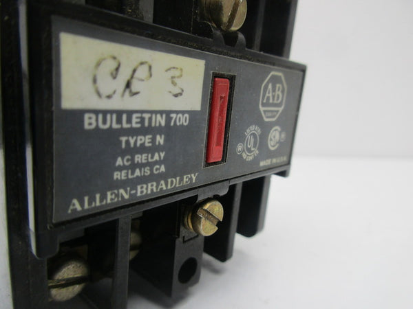 ALLEN BRADLEY 700-N400A2 SER. C AC RELAY UNMP