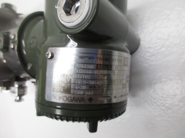 YOKOGAWA EJA430E-JAS4G-917EB/FU1/D1 PRESSURE TRANSMITTER NSMP