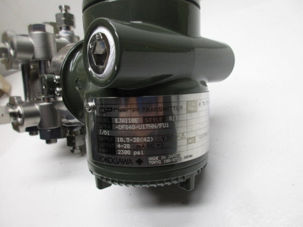YOKOGAWA EJA110E-DFS4G-U17NN/FU1/D1 PRESSURE TRANSMITTER NSMP
