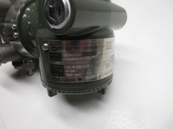 YOKOGAWA EJA430E-DAS4G-917EB/FU1/D1 PRESSURE TRANSMITTER NSMP