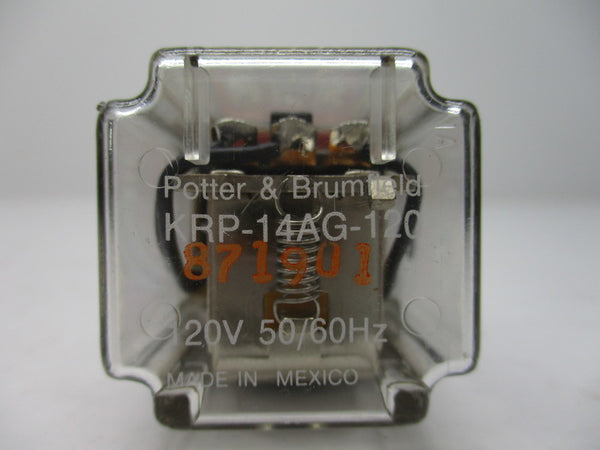 POTTER & BRUMFIELD KRP14AG RELAY 250VAC 10A  NSMP