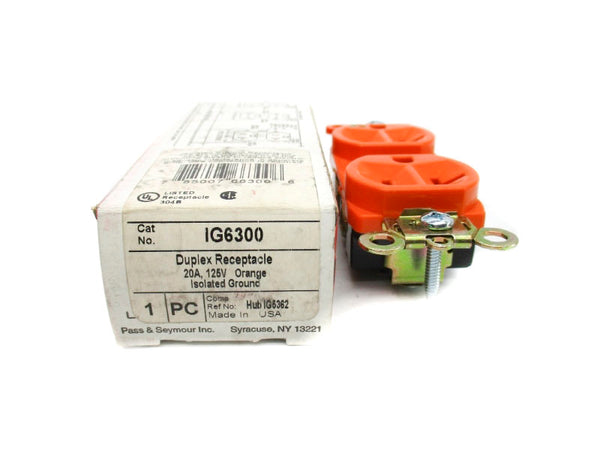 PASS & SEYMOUR IG6300 125V 20A (ORANGE) NSMP