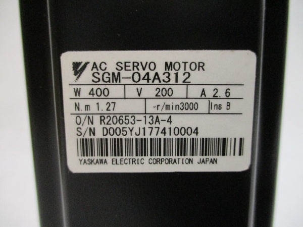 YASKAWA SGM-04A312 200VAC 2.6A NSMP