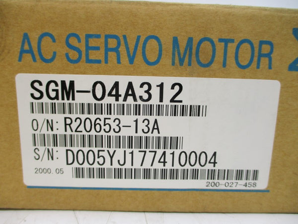 YASKAWA SGM-04A312 200VAC 2.6A NSMP