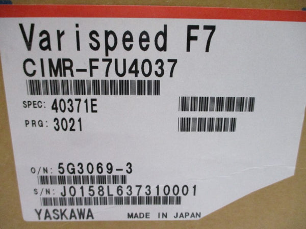 YASKAWA ELECTRIC CIMR-F7U4037 380-480VAC 85A NSMP