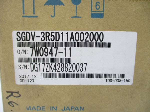 YASKAWA ELECTRIC SGDV-3R5D01A002000 380-480V 2.5A NSMP