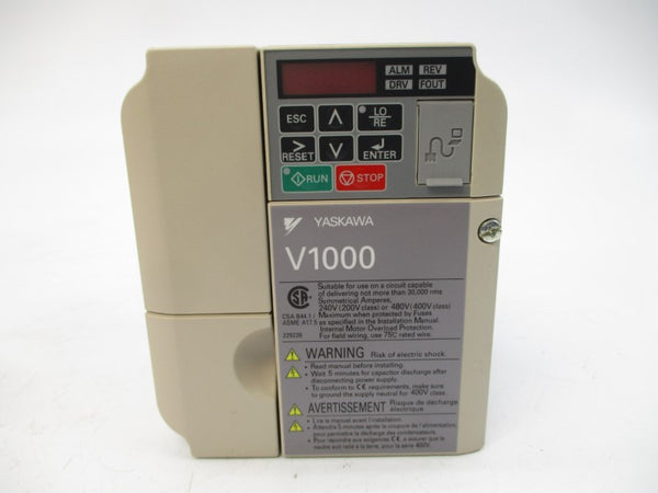 YASKAWA ELECTRIC CIMR-VU2A0010BAA 200-240VAC 10.8/7.5A REV. C NSMP