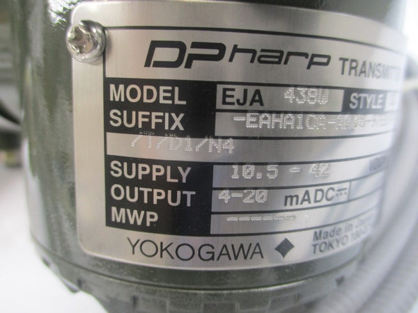 YOKOGAWA EJA438W-EAHA1CA-AA05-97EB/FF1/T/D1/N4 10.5-42VDC NSNP