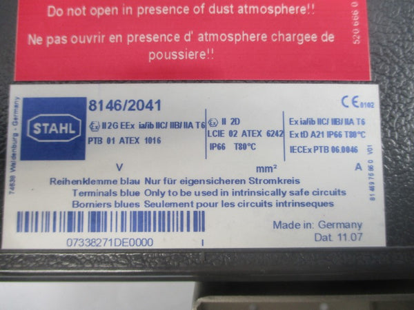 PEPPERL+FUCHS 520244 8146/2041 NSNP