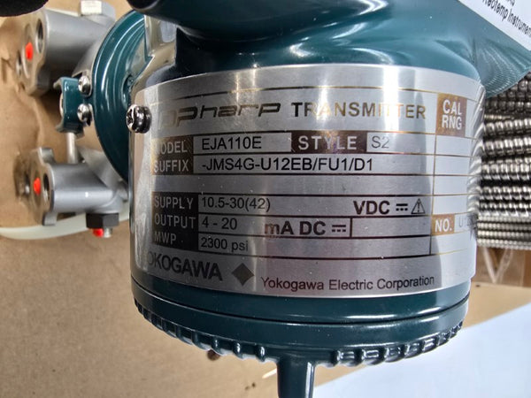 YOKOGAWA EJA110E-JMS4G-U12EB/FU1/D1 10.5-32(42)VDC 2300PSI NSNP