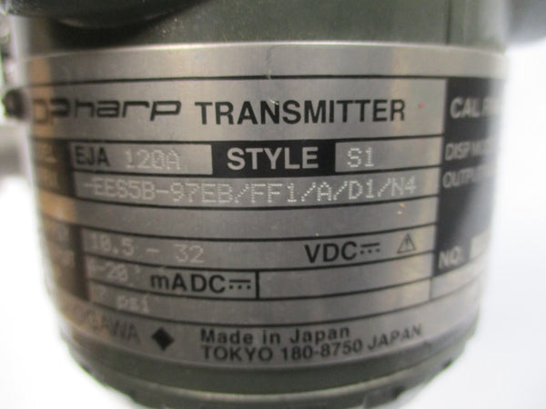 YOKOGAWA EJA120A-EES5B-97EB/FF1/A/D1/N4 10.5-32VDC 7PSI NSNP