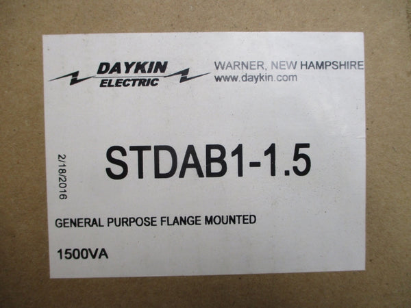 DAYKIN ELECTRIC STDAB1-1.5 480V 3.1A NSMP