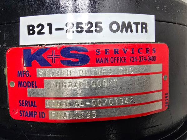 K+S STOBER PRECISION GEARHEAD PH822F1000MT REMAN