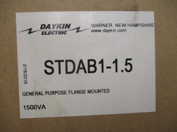 DAYKIN ELECTRIC STDAB1-1.5 480V 3.1A NSMP