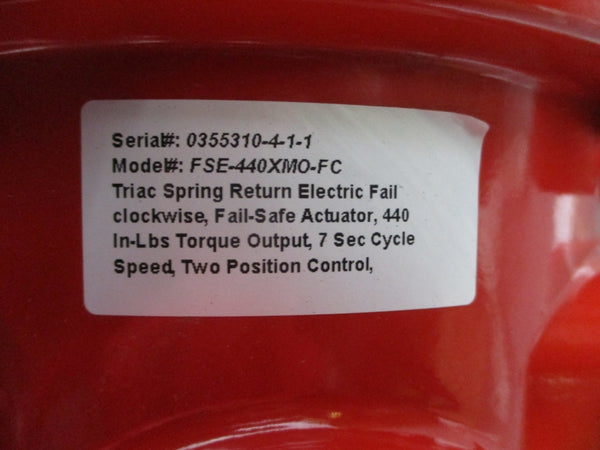 TRIAC CONTROLS FSE-440XMO-FC S500 SERIES F88 120VAC 3.1A 1440PSI 11/2" NSNP