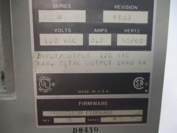 ALLEN BRADLEY 1773-L1A SER. A 120VAC 0.2A REV. FT03 UNMP