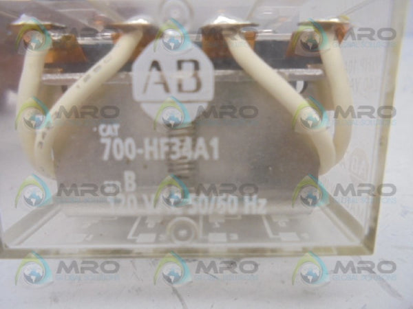 ALLEN BRADLEY 700-HF34A1 SER. B RELAY UNMP