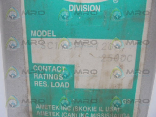PANALARM SC113PF-120A/250DC RELAY NSNP