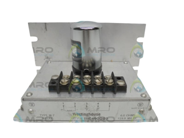 WESTINGHOUSE 111C490G02 RELAY SOCKET UNMP