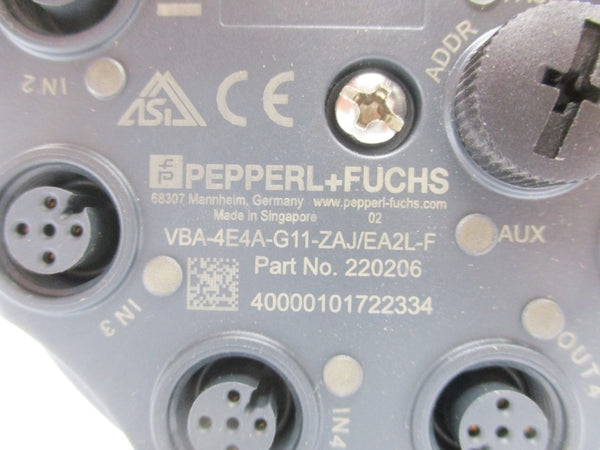 PEPPERL+FUCHS VBA-4E4A-G11-ZAJ/EA2L-F 220206 NSMP
